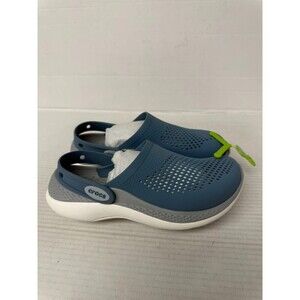 -1093 Crocs Blue/Grey, Clogs, Lite Ride, Water Sandals -US 6 Mens, US 8 Womens